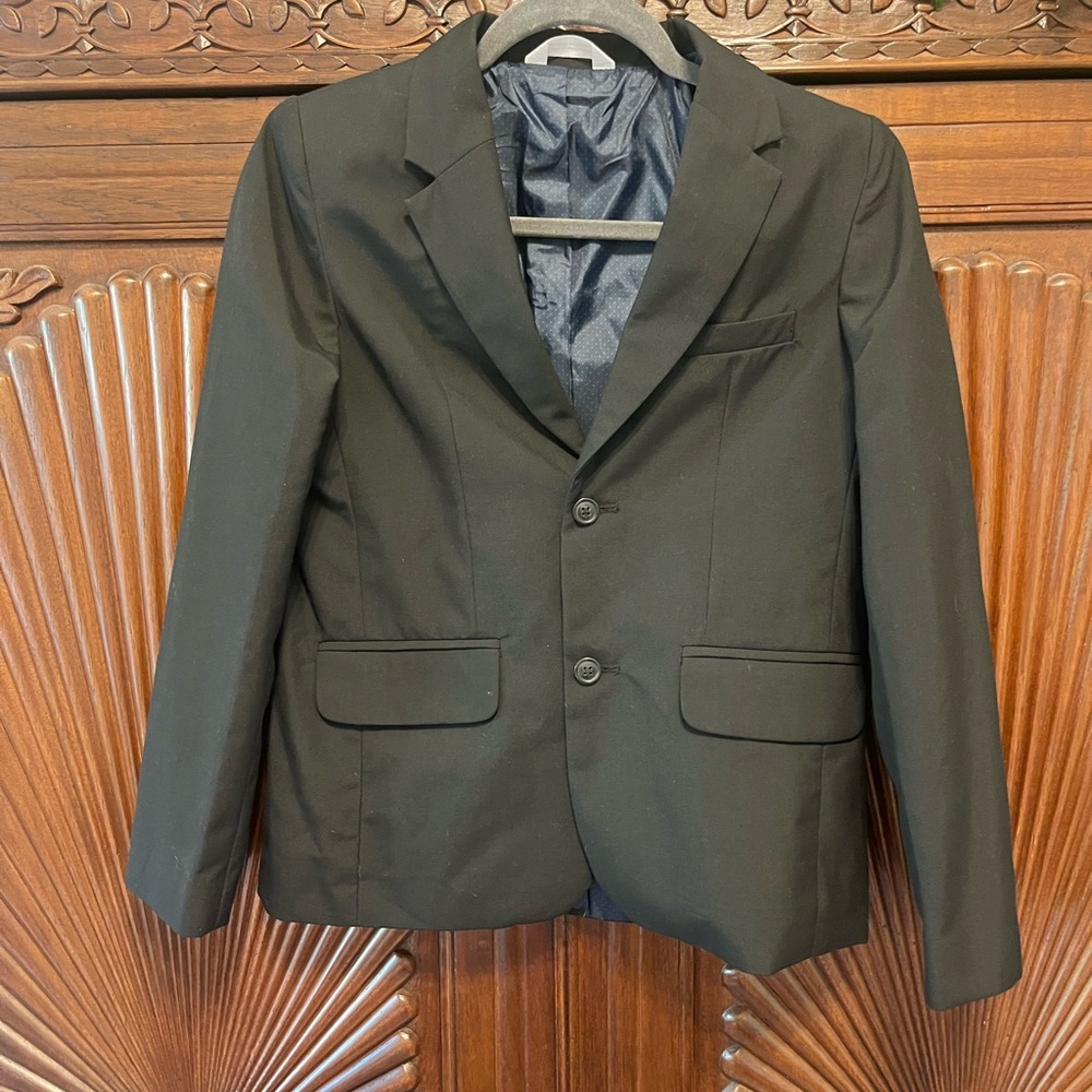 Cat & Jack Black and Blue Polka Dot Jacket